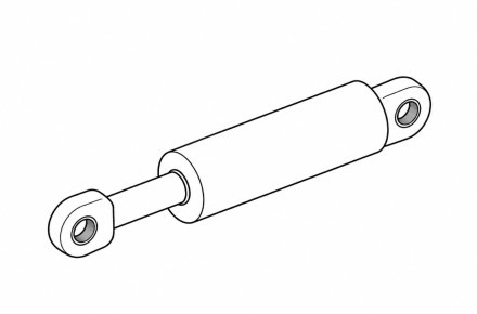 Цилиндр ковша 31N5-60110 без трубок R170W-7